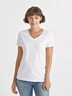 Fruit of the Loom l3900v - HD Cotton™ Women's V-Neck Tee