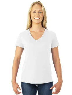 Fruit of the Loom l3900v - HD Cotton™ Women's V-Neck Tee