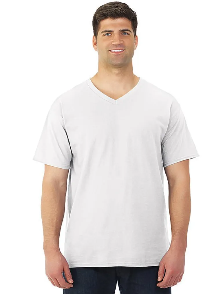 Fruit of the Loom 3900v - 100% Cotton V-Neck Tee