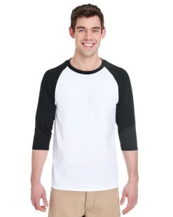 Gildan G570 - Heavy Cotton 3/4 Sleeve Raglan