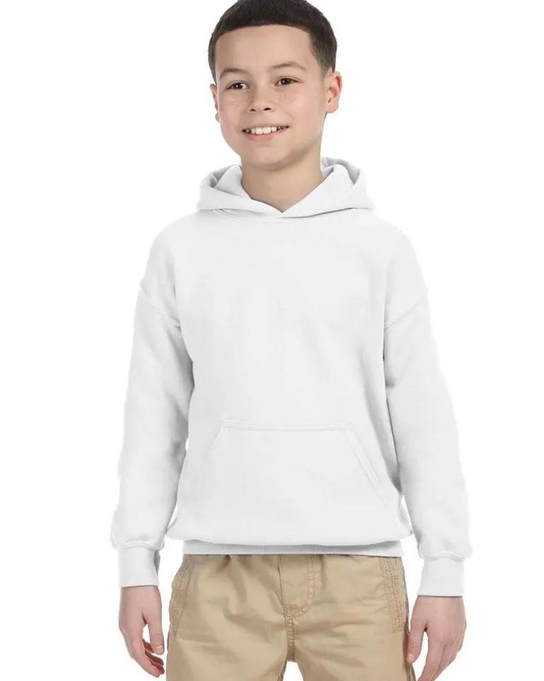 Gildan G185B - Youth Heavy Blend Hooded Sweatshirt with Pouch Pocket