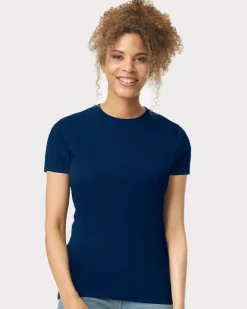Gildan 64000L - Premium Comfort Fitted Cotton Blend T-Shirt