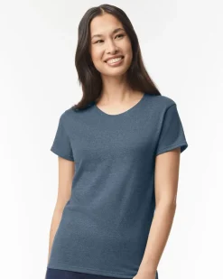 Gildan 5000L - Sustainable Heavy Cotton Ladies T-Shirt with Feminine Fit