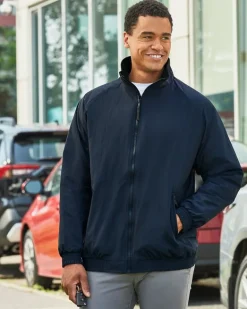 Harriton M740 - Fleece-Lined Nylon Jacket
