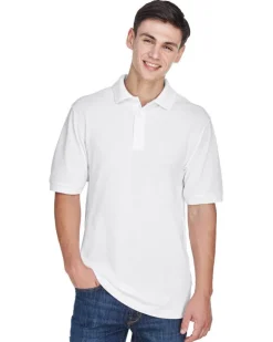 Harriton M265 - Men's 5.6 oz. Easy Blend Polo
