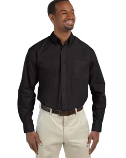 Harriton M510 - Men's 3.1 oz. Essential Poplin