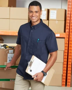Harriton M585 - Men's Advantage IL Short-Sleeve Work Shirt