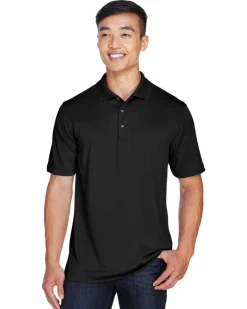 Harriton M345 - Men's Advantage IL Snap Placket Performance Polo