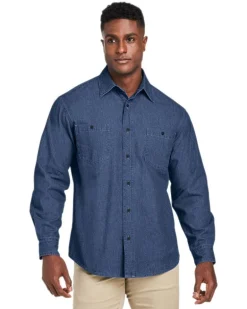 Harriton M540 - Men's Denim Shirt-Jacket