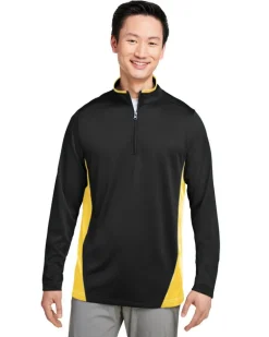 Harriton M786 - Men's Flash Snag Protection Plus IL Colorblock Quarter-Zip
