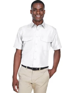 Harriton M580 - Men's Key West Short-Sleeve Performance Staff Shirt