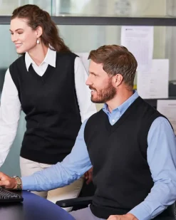 Harriton M415 - Men's Pilbloc V-Neck Sweater Vest