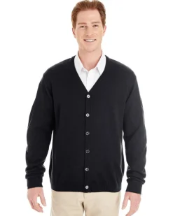 Harriton M425 - Men's Pilbloc V-Neck Button Cardigan Sweater