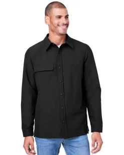 Harriton M72 - Unisex Flex Twill Overshirt
