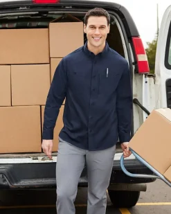 Harriton M585L - Men's Advantage IL Long-Sleeve Workshirt