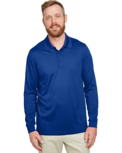 Harriton M348L - Men's Advantage Snag Protection Plus IL Long Sleeve Polo