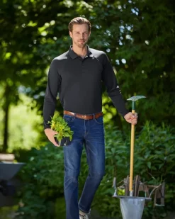 Harriton M208L - Men's Charge Snag and Soil Protect Long-Sleeve Polo