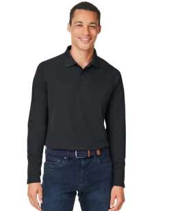 Harriton M208L - Men's Charge Snag and Soil Protect Long-Sleeve Polo