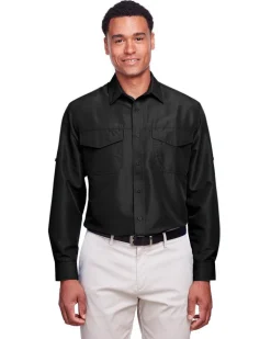 Harriton M580L - Men's Key West Long-Sleeve Performance Staff Shirt