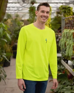Harriton M118L - Unisex Charge Snag and Soil Protect Long-Sleeve T-Shirt