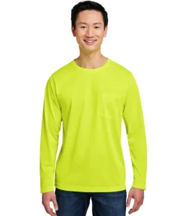 Harriton M118L - Unisex Charge Snag and Soil Protect Long-Sleeve T-Shirt