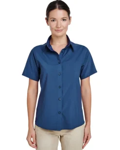 Harriton M610SW - Ladies Paradise Short-Sleeve Performance Shirt