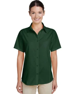 Harriton M610SW - Ladies Paradise Short-Sleeve Performance Shirt