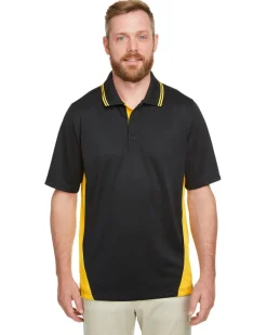 Harriton M386T - Men's Tall Flash Snag Protection Plus IL Colorblock Polo