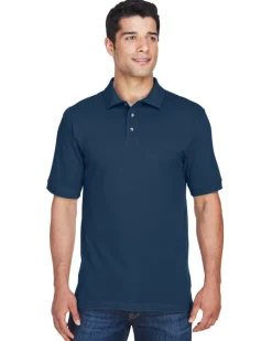 Harriton M200T - Tall 6 oz. Ringspun Cotton Piqué Short-Sleeve Polo