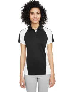Harriton M385W - Ladies Advantage Snag Protection Plus IL Colorblock Polo