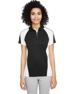 Harriton M385W - Ladies Advantage Snag Protection Plus IL Colorblock Polo