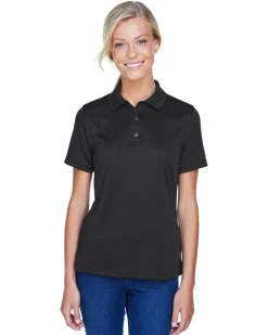 Harriton M345W - Ladies Advantage IL Snap Placket Performance Polo
