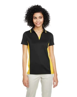 Harriton M386W - Ladies Flash Snag Protection Plus IL Colorblock Polo