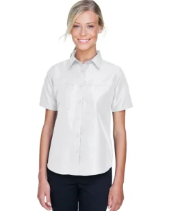Harriton M580W - Ladies Key West Short-Sleeve Performance Staff Shirt