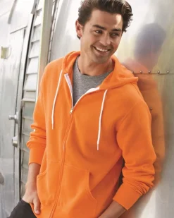 Independent Trading Co. AFX90UNZ - Unisex Full-Zip Hooded Sweatshirt
