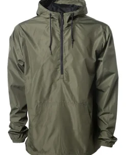 Independent Trading Co. EXP54LWP - Adult Lightweight Pullover Windbreaker Anorak Jacket