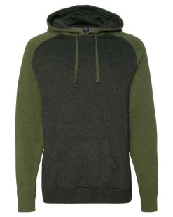 Independent Trading Co. IND40RP - Raglan Hooded Pullover