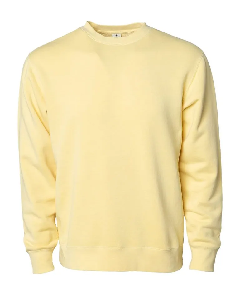 Independent Trading Co. PRM3500 - Unisex Midweight Pigment Dyed Crew Neck
