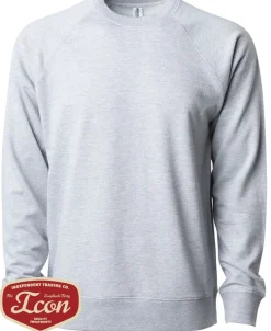 Independent Trading Co. SS1000C - Unisex Lightweight Loopback Terry Crew