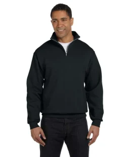 Jerzees 995M - Adult 8 oz. NuBlend® Quarter-Zip Cadet Collar Sweatshirt
