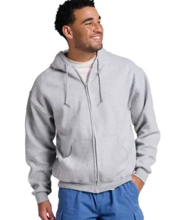 Jerzees Z12MR - Unisex Rugged Full-Zip Hooded Sweatshirt