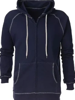 King Athletics 8017 - Fleece Full-Zip String Hoodie