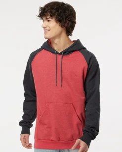 King Fashion KF4042 - Fleece Raglan Hooded Sweatshirt
