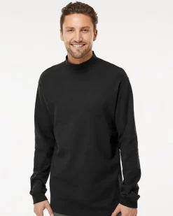 King Fashion KF4600 - Jersey Interlock Mockneck Long Sleeve T-Shirt
