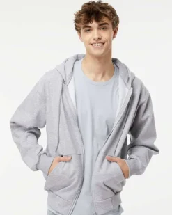 King Fashions KF9017 FULL ZIP HOODED SWEAT - 15 oz.