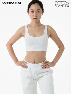 Los Angeles Apparel 8383 - Women's Cotton-Blend Crop Top