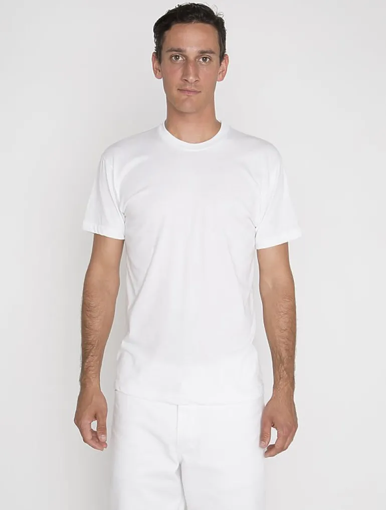 Los Angeles Apparel ff01 - Poly-Cotton Crew Neck Tee