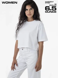 Los Angeles Apparel 1820gd - 18/1 Oversize Crop Tee