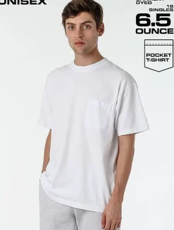 Los Angeles Apparel 1809gd - Garment Dye Pocket T-Shirt