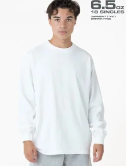 Los Angeles Apparel 1807gd - Garment Dye Long-Sleeve Tee